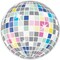 96/Case Bulk Birthday Beats Disco Party Disco Ball Paper Dessert Plates